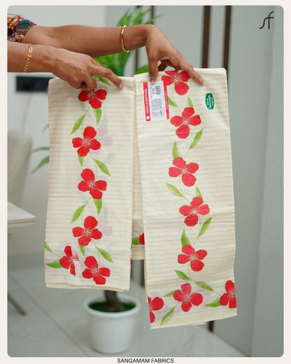 FLORAL PRINTED SET MUNDU