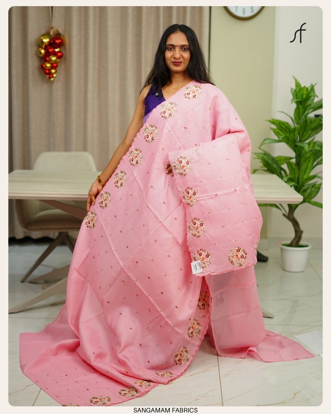 NET COTTA SAREE