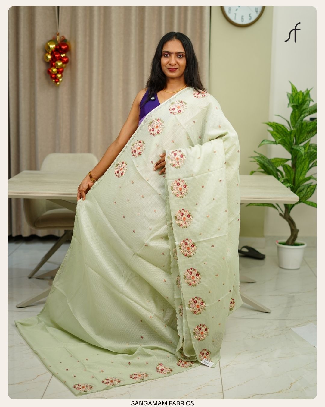 NET COTTA SAREE