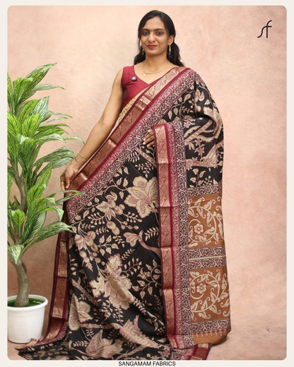 SEMI MAHESWARI SILK SAREE