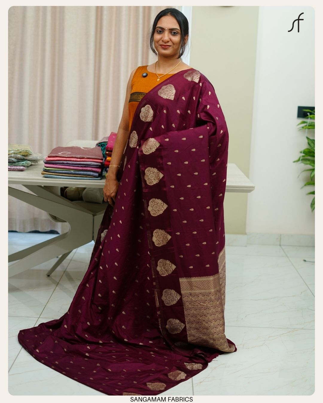SEMI RAW MANGO SILK SAREE