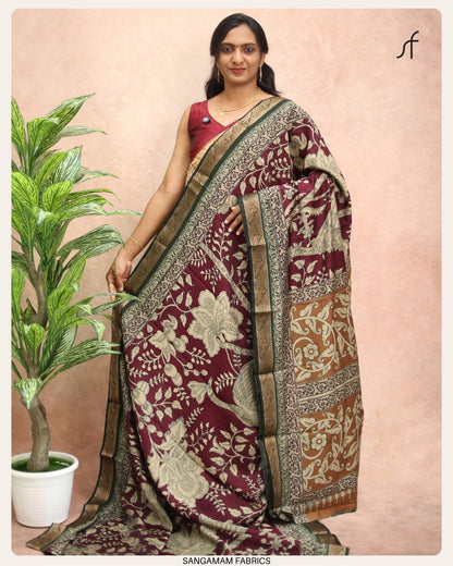 SEMI MAHESWARI SILK SAREE