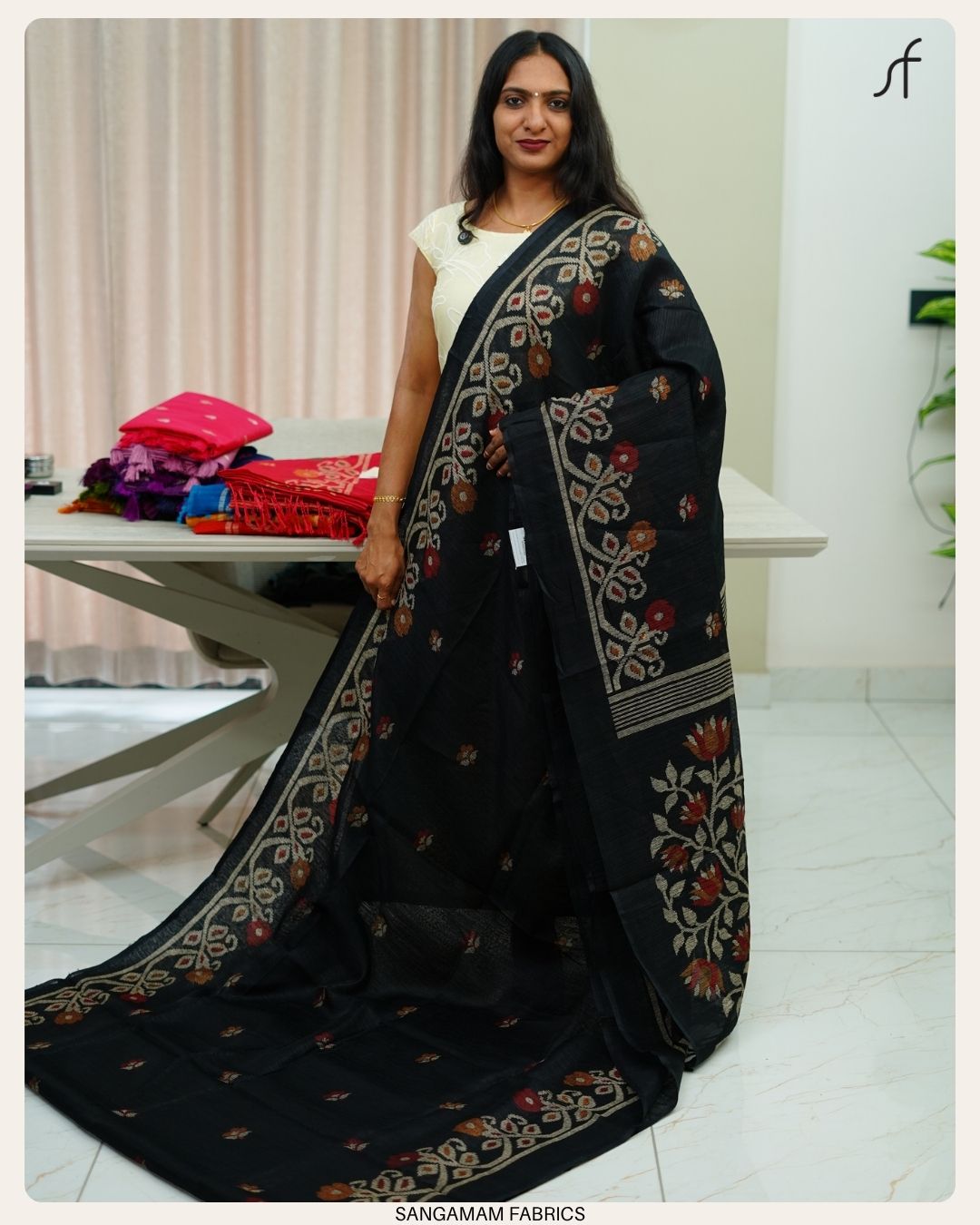 SEMI JUTE SAREE