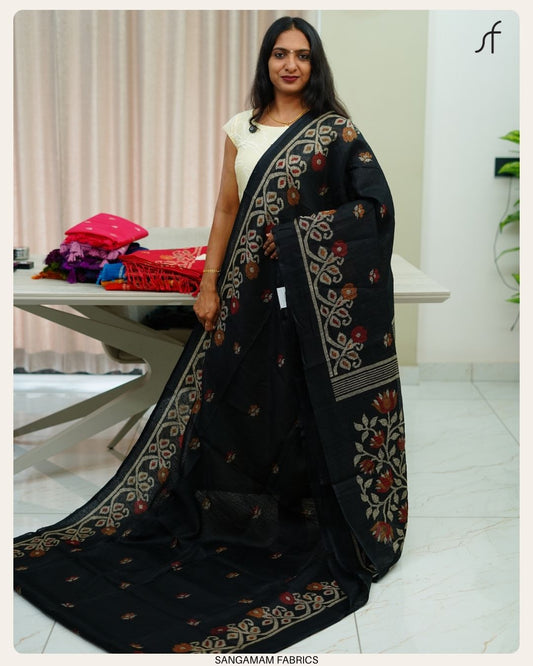 SEMI JUTE SAREE