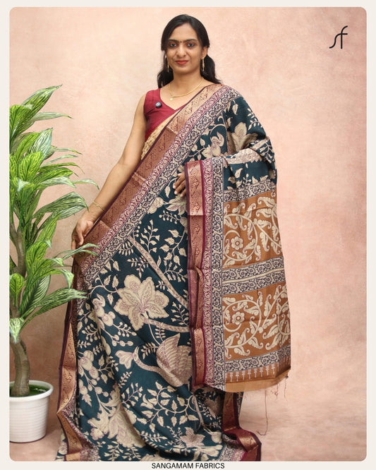 SEMI MAHESWARI SILK SAREE