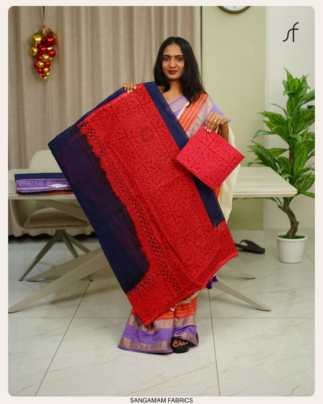 NET COTTA SAREE
