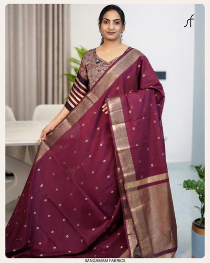 SEMI JUTE SAREE