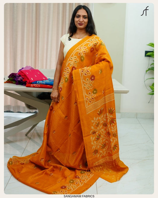 SEMI JUTE SAREE