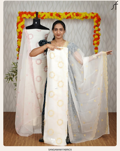 CREPE SILK EMBROIDERY SALWAR SUIT