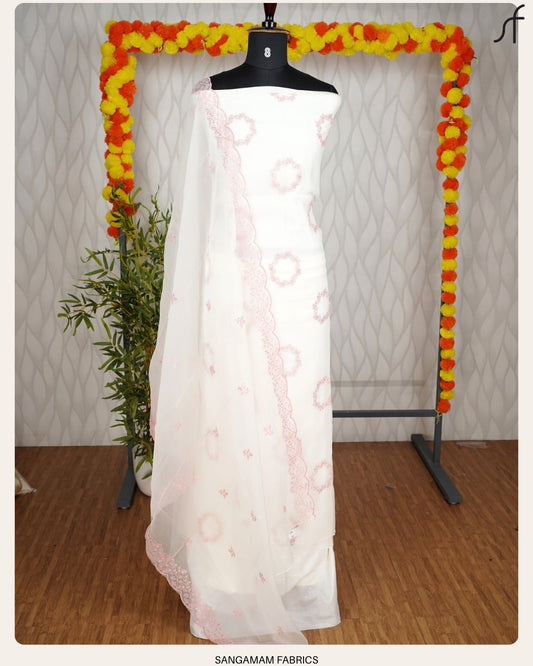 CREPE SILK EMBROIDERY SALWAR SUIT