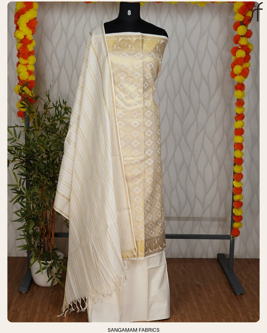 TRADITIONAL JACQUARD BORDER DETAILED SALWAR SUIT