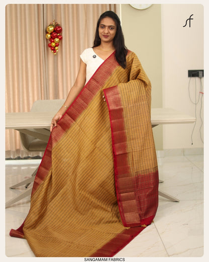 SEMI JUTE BANARASI SAREE
