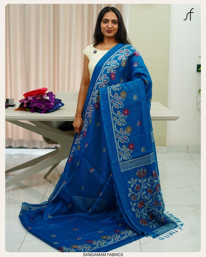 SEMI JUTE SAREE