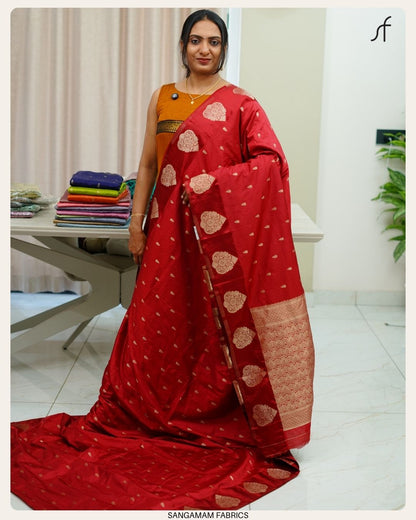 SEMI RAW MANGO SILK SAREE