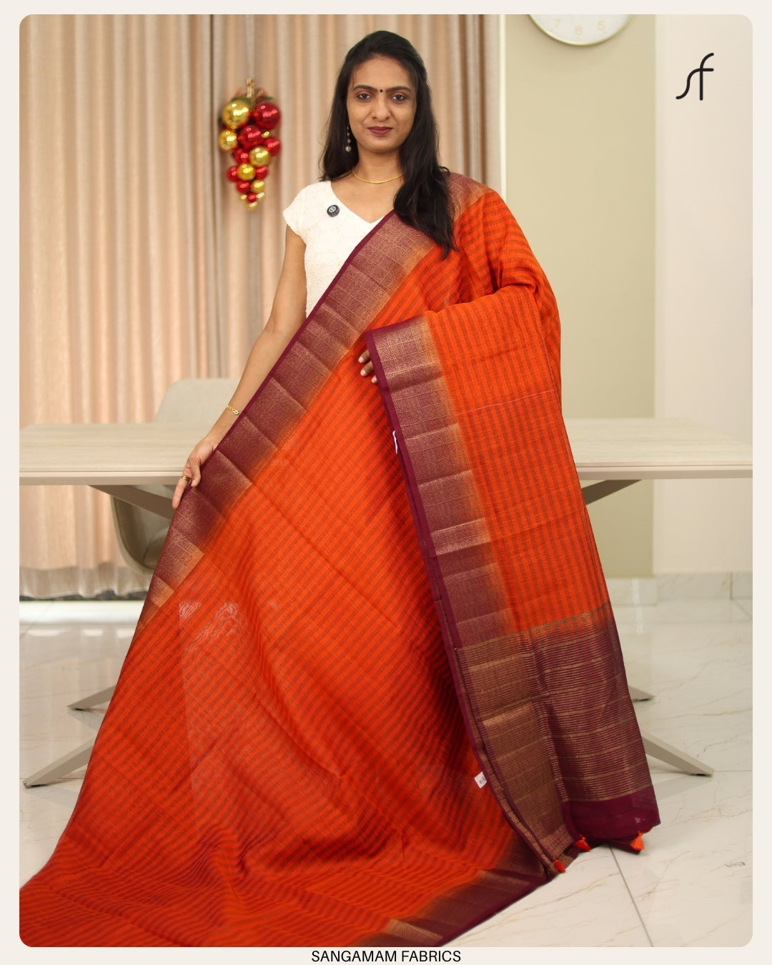 SEMI JUTE BANARASI SAREE