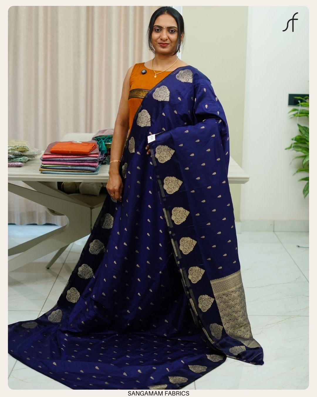 SEMI RAW MANGO SILK SAREE