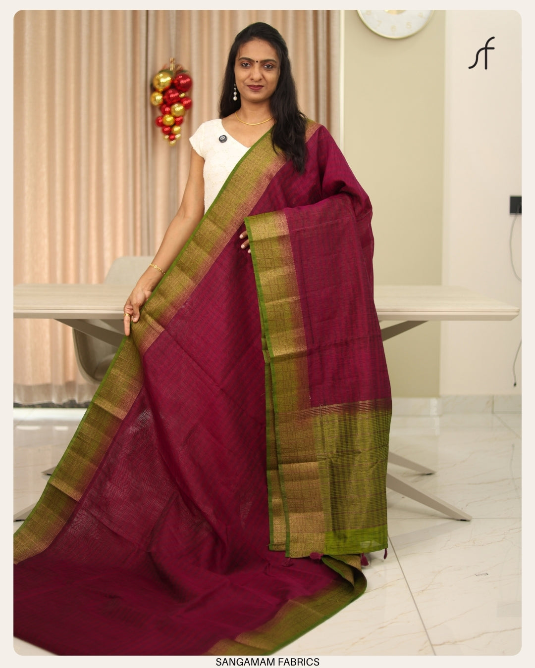 SEMI JUTE BANARASI SAREE