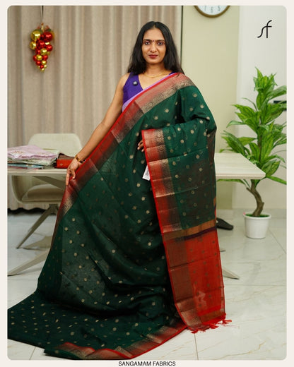 SEMI JUTE BANARASI SAREE