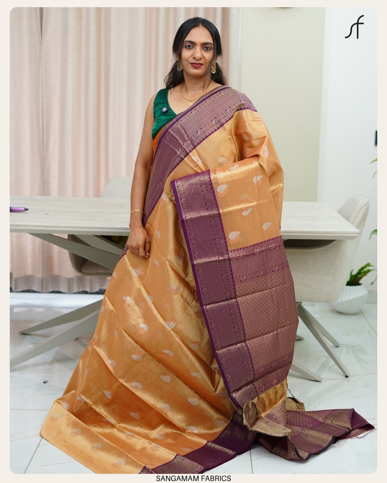 SEMI KANJIPURAM SAREE