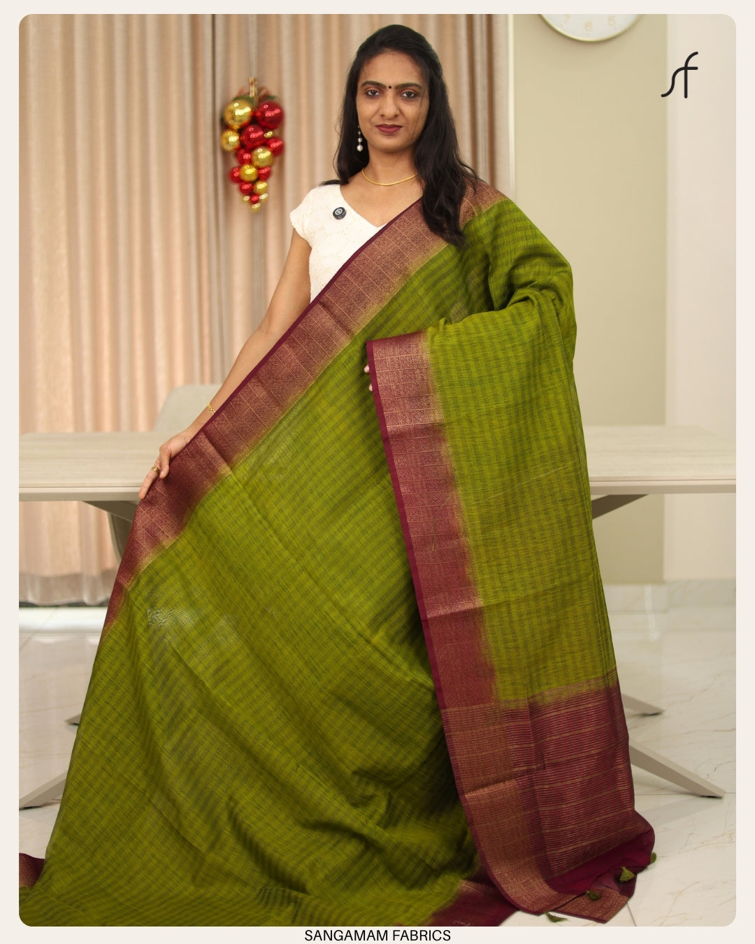 SEMI JUTE BANARASI SAREE