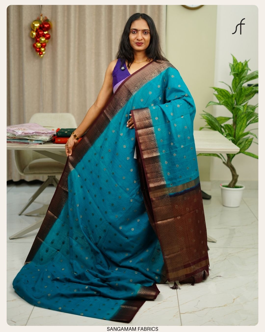 SEMI JUTE BANARASI SAREE