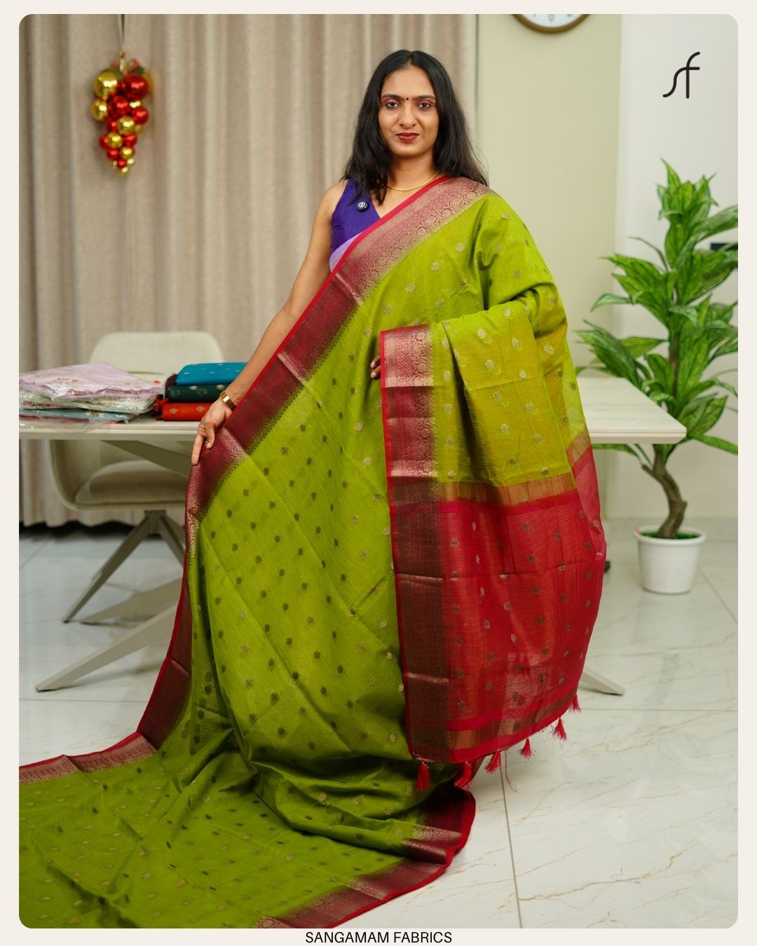SEMI JUTE BANARASI SAREE
