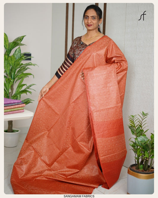 BHAGALPURI SEMI TUSSAR SILK SAREE