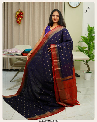 SEMI JUTE BANARASI SAREE