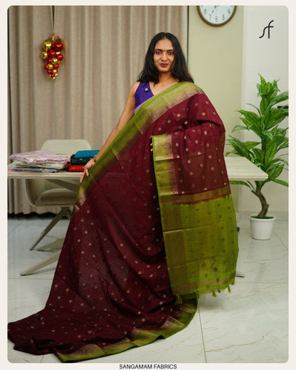 SEMI JUTE BANARASI SAREE
