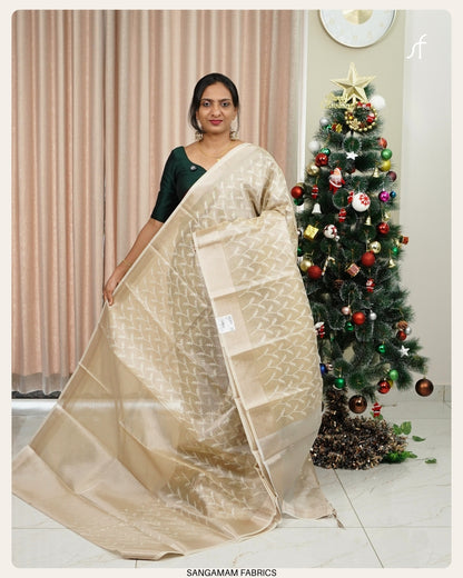 CHRISTMAS SPECIAL NET COTTA SAREE