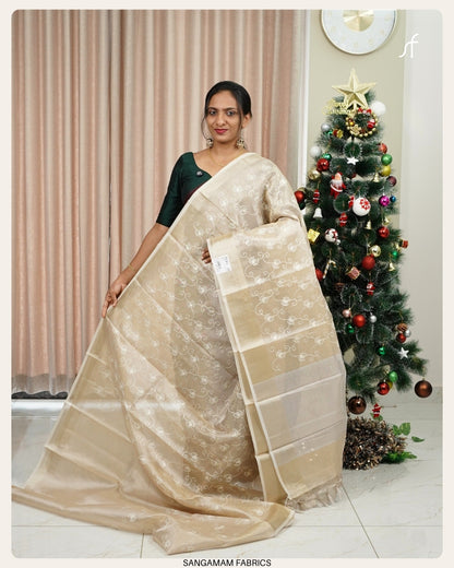 CHRISTMAS SPECIAL NET COTTA SAREE