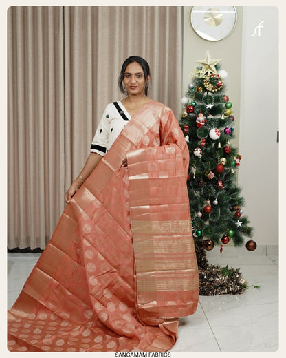 BANARASI SEMI TUSSAR SILK  SAREE