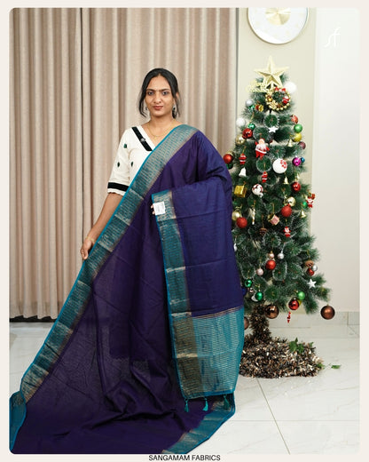 BANARASI SEMI JUTE  SAREE