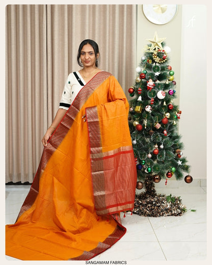 BANARASI SEMI JUTE  SAREE