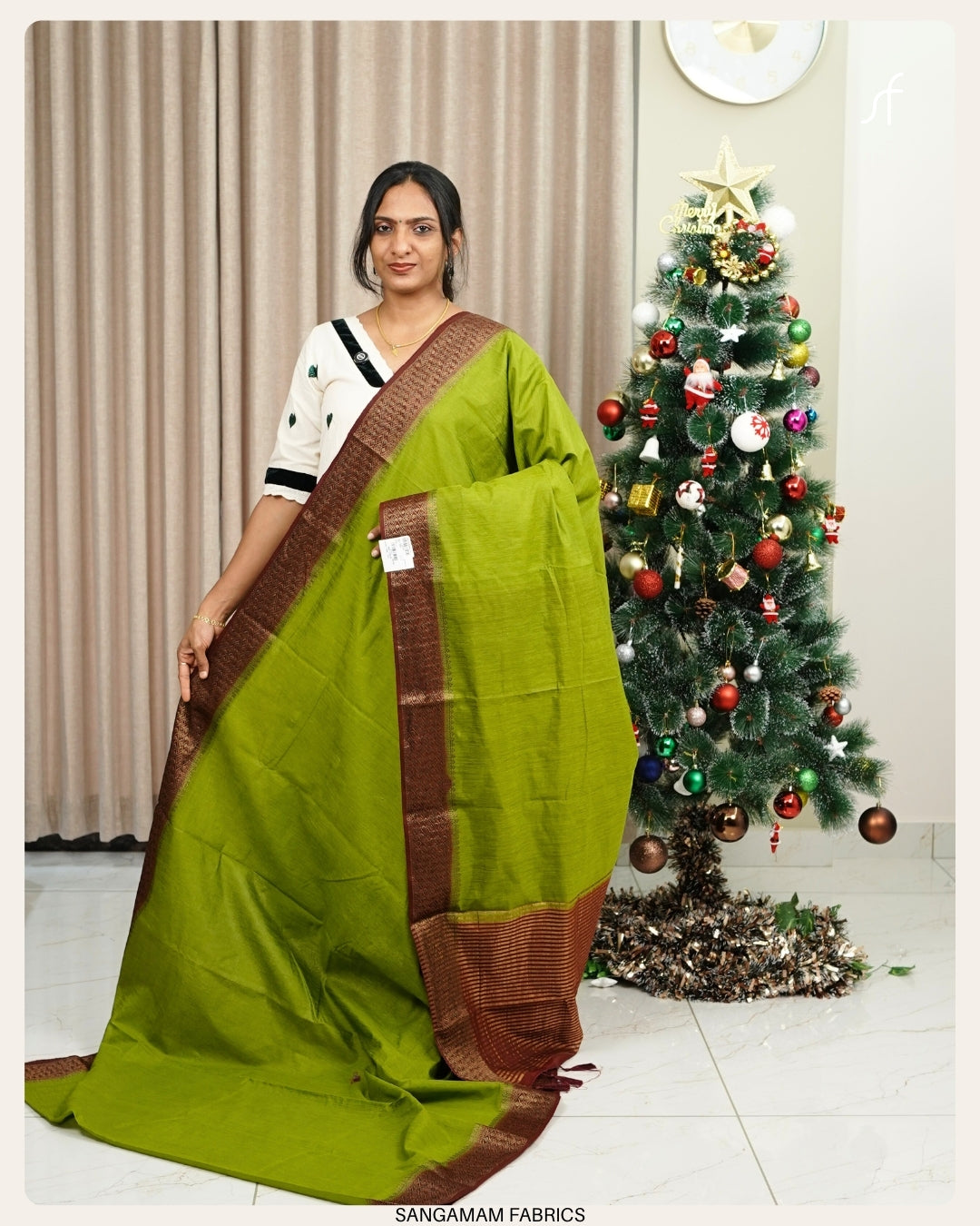 BANARASI SEMI JUTE  SAREE
