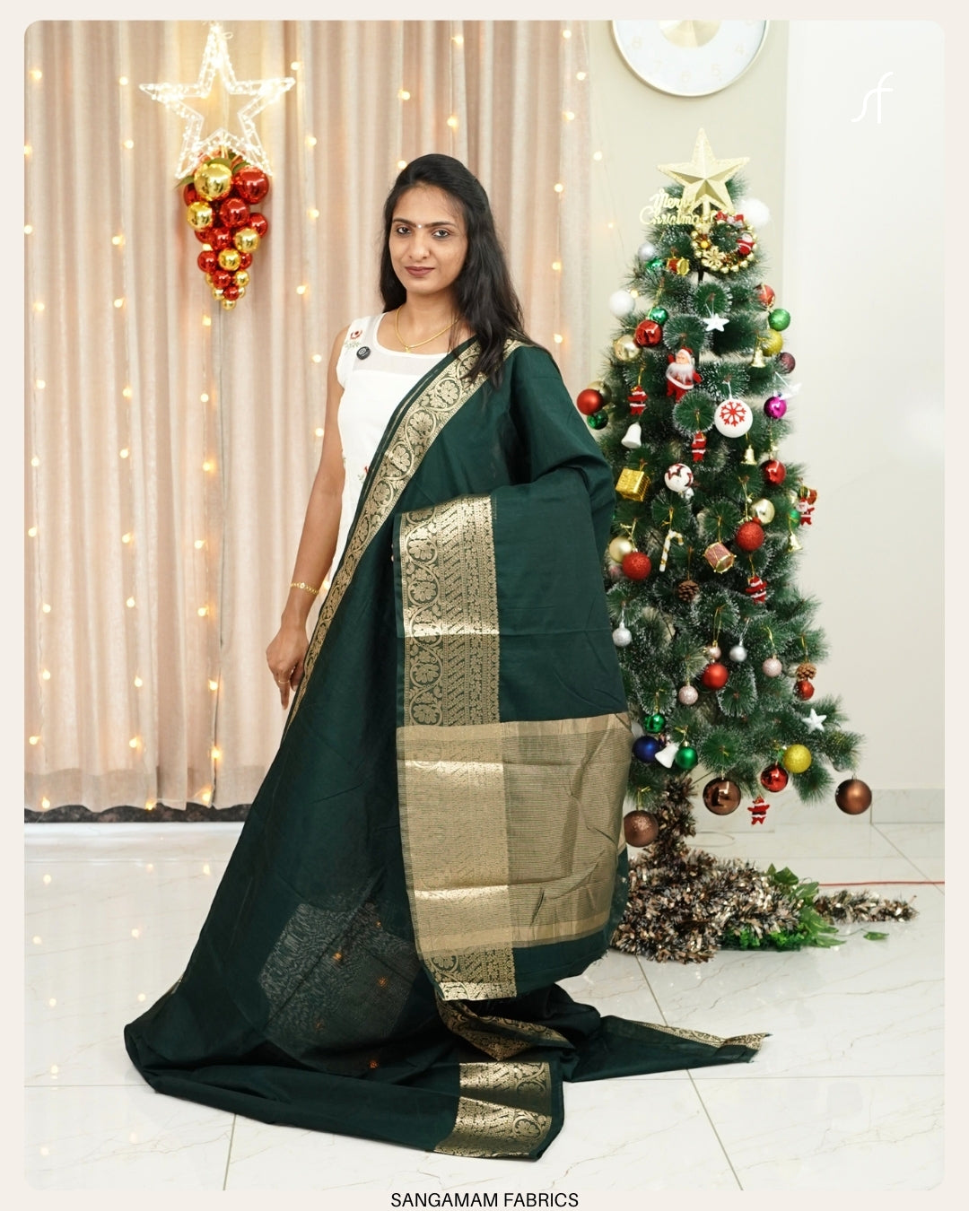 SEMI JUTE BANARASI SAREE