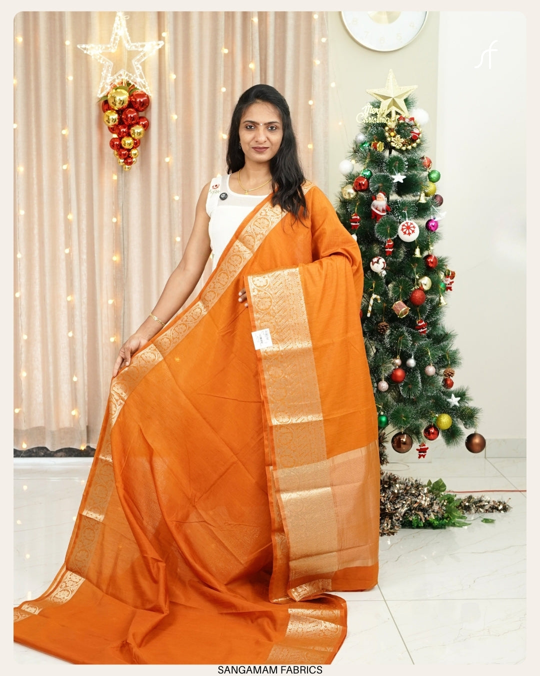 SEMI JUTE BANARASI SAREE