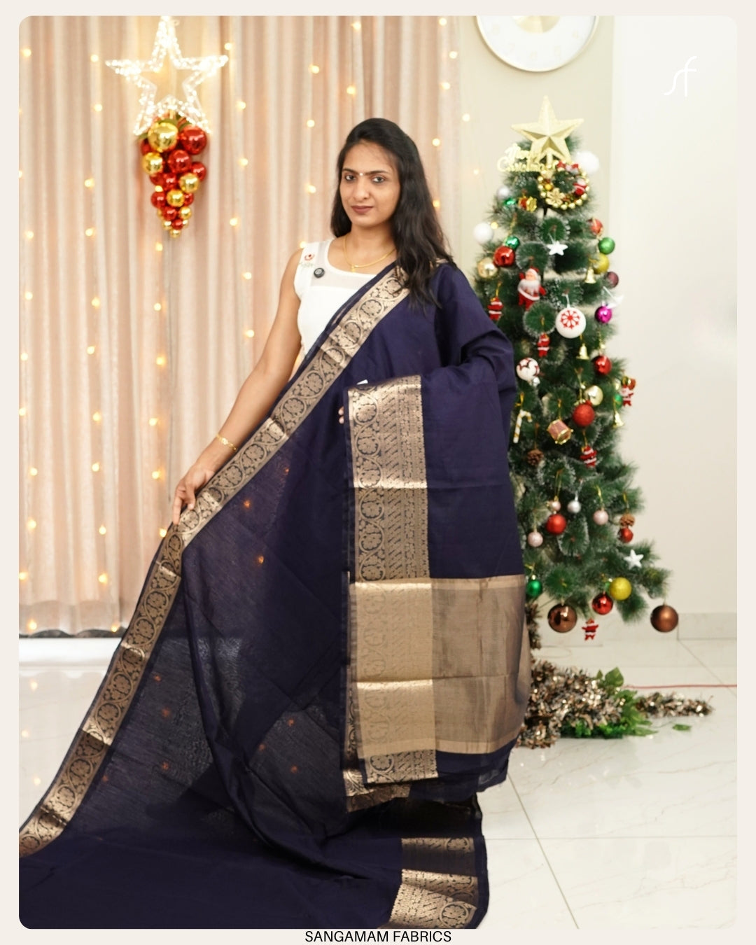 SEMI JUTE BANARASI SAREE