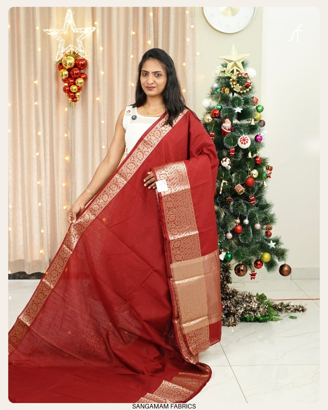 SEMI JUTE BANARASI SAREE