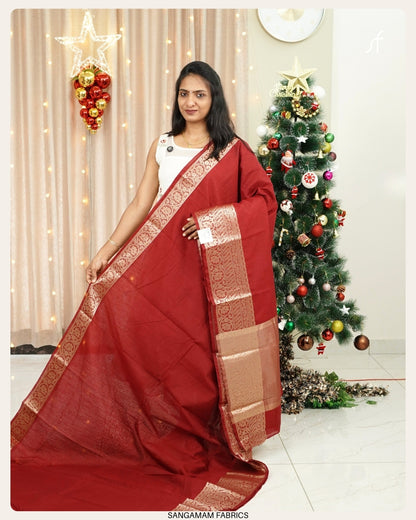 SEMI JUTE BANARASI SAREE