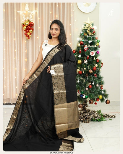 SEMI JUTE BANARASI SAREE