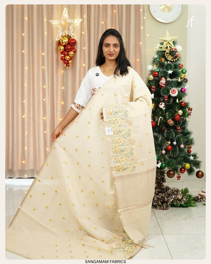 FLORAL EMBROIDERY  SAREE