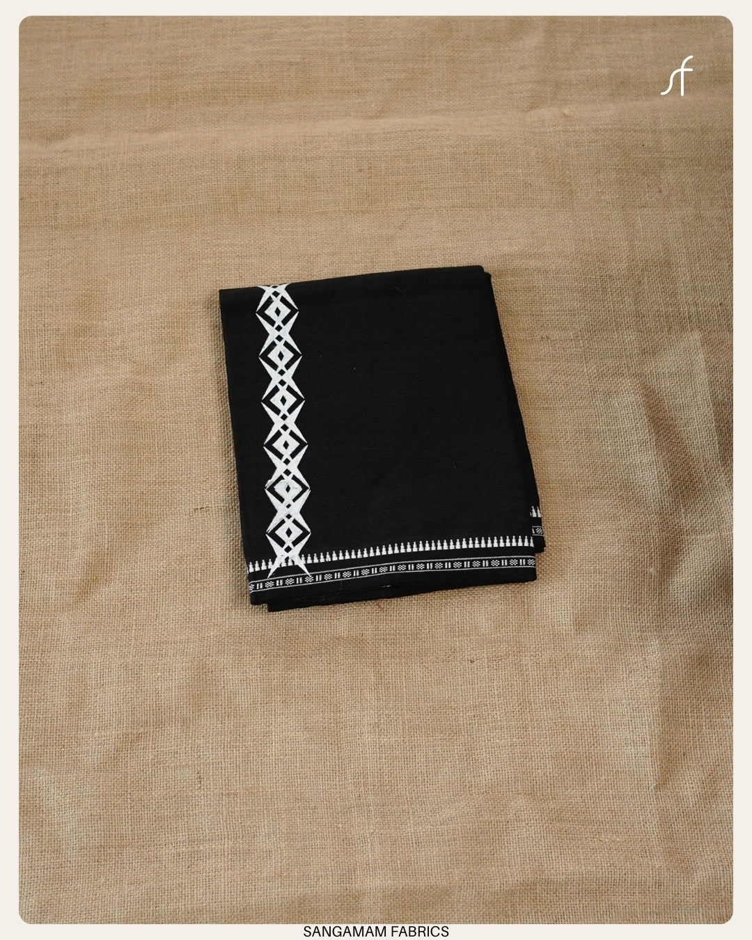 COTTON BLACK SINGLE MUNDU