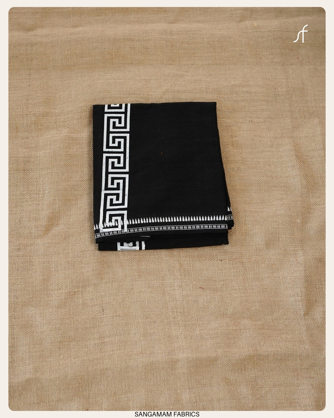 COTTON BLACK SINGLE MUNDU