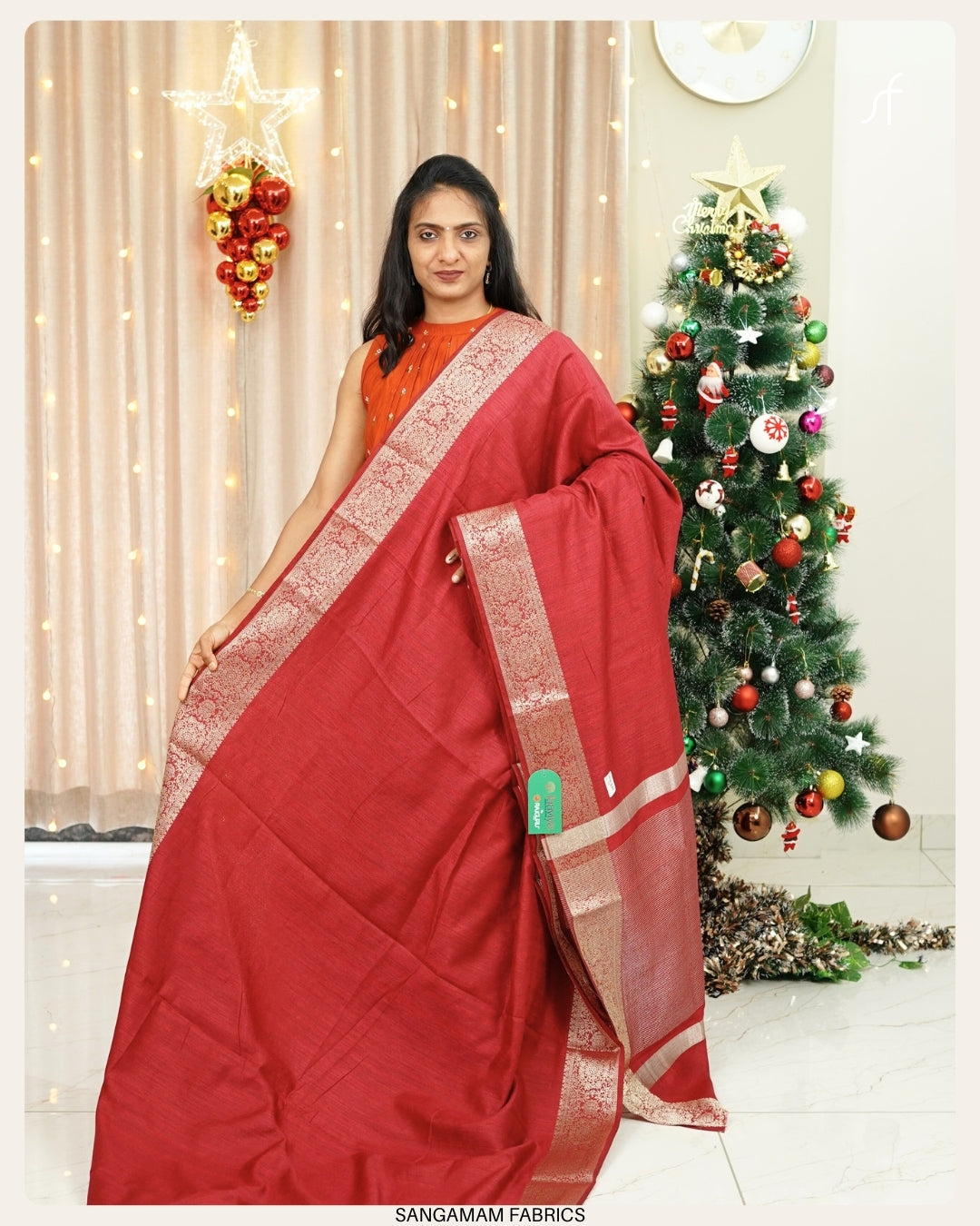 SEMI DUPION  SILK SAREE