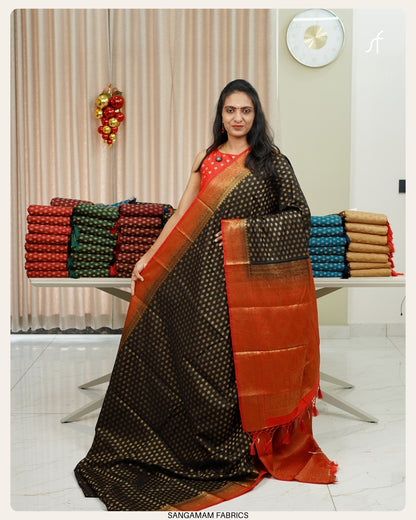 SEMI GEORGETTE BANARASI SAREE