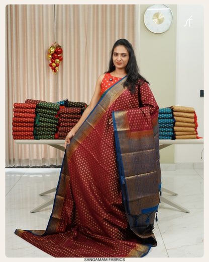 SEMI GEORGETTE BANARASI SAREE
