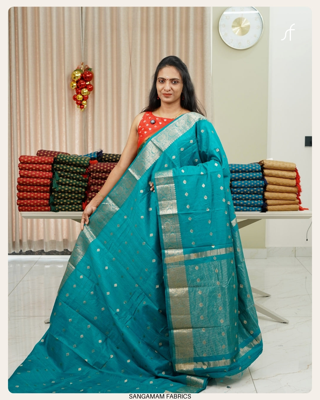 SEMI SOFT SILK BANARASI  SAREE