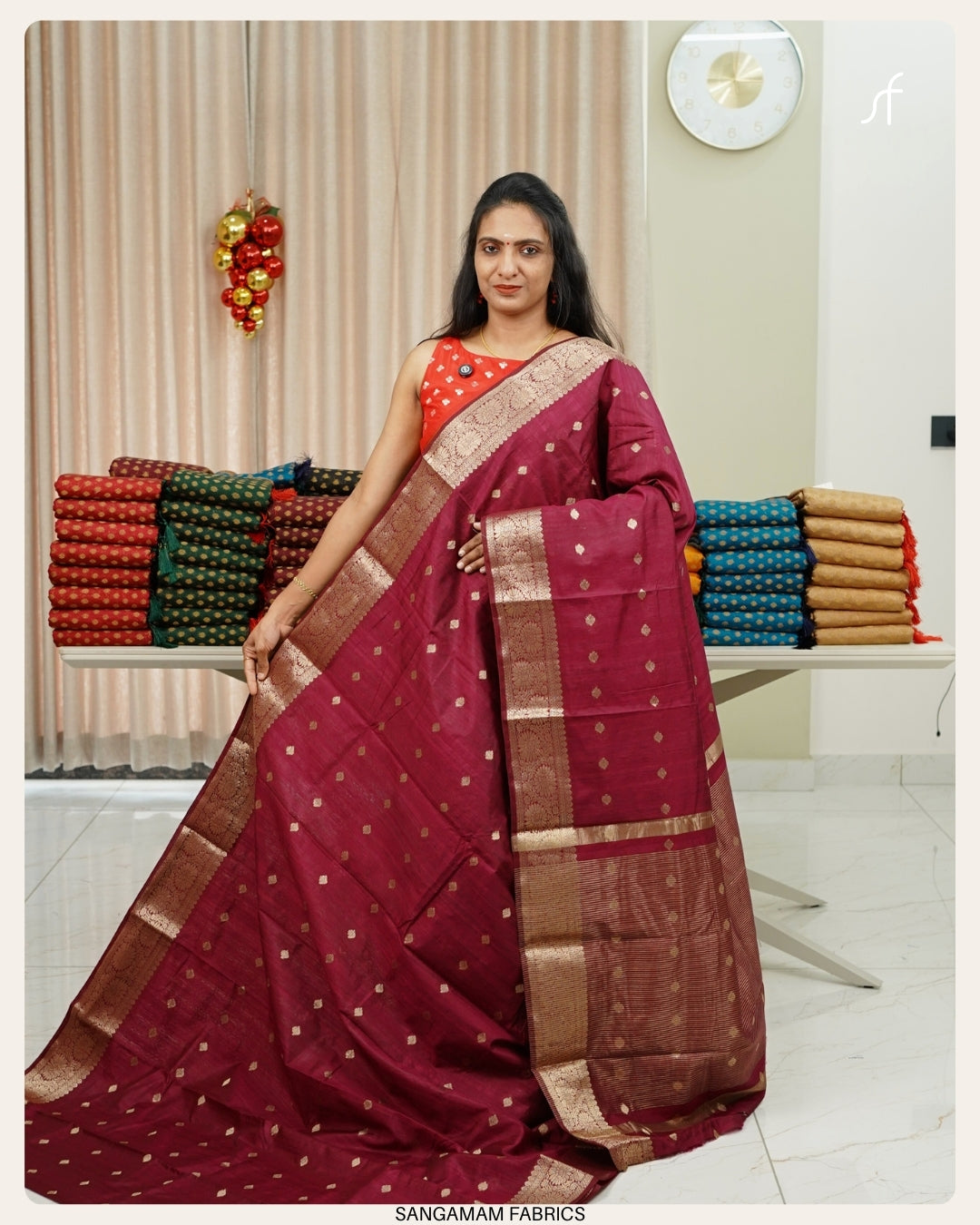 SEMI SOFT SILK BANARASI  SAREE