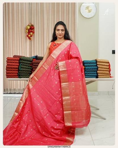 SEMI SOFT SILK BANARASI  SAREE